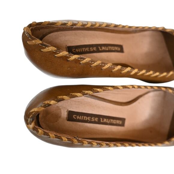 Chinese Laundry Womens 7 Glace Peep Toe Pump - Picture 7 of 9